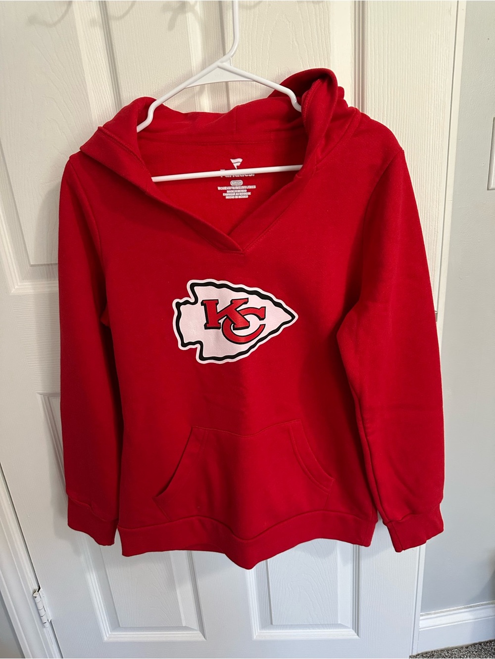 Fanatics Red Kansas City Chiefs Pullover Hoodie Size Small